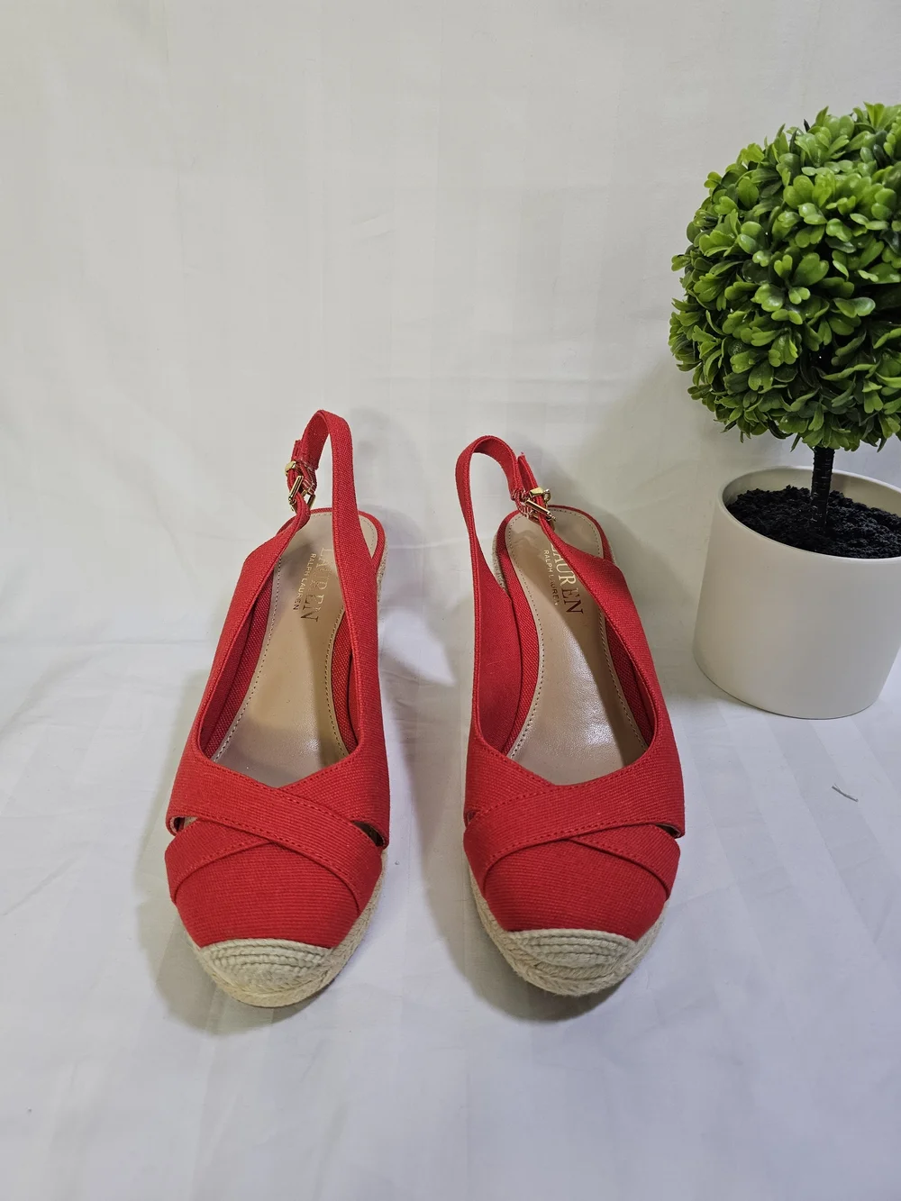 Ralph Lauren red canvas